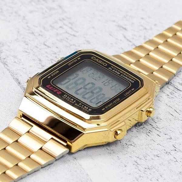 Casio Casio Vintage A178WGA-1ADF (A178WGA-1A) , наручные мужские часы фото под углом