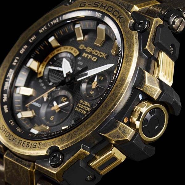 Casio Casio G-Shock Premium MTG-G1000BS-1A MTG, наручные мужские часы фото под углом