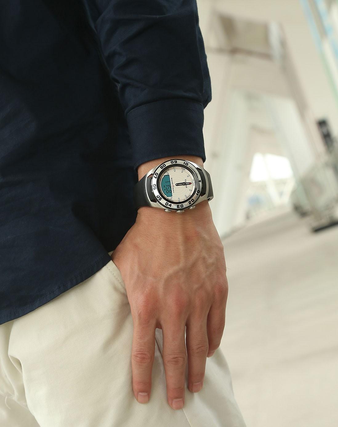 Tissot Tissot T-Tactile Sailing-Touch T056.420.27.031.00 T Touch, наручные мужские часы фото под углом