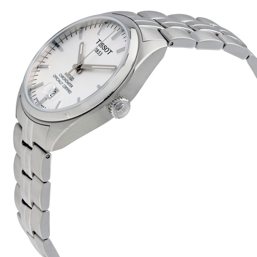 Tissot Tissot PR 100 Powermatic 80 COSC T101.408.11.031.00 PR 100, наручные мужские часы фото под углом