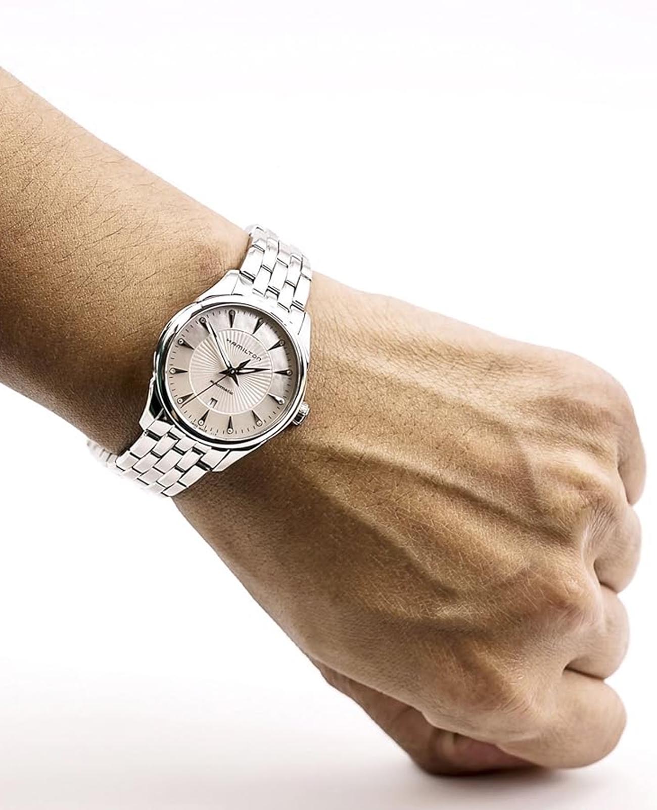 Hamilton Hamilton Jazzmaster Lady Auto H42215111 , наручные женские часы фото под углом