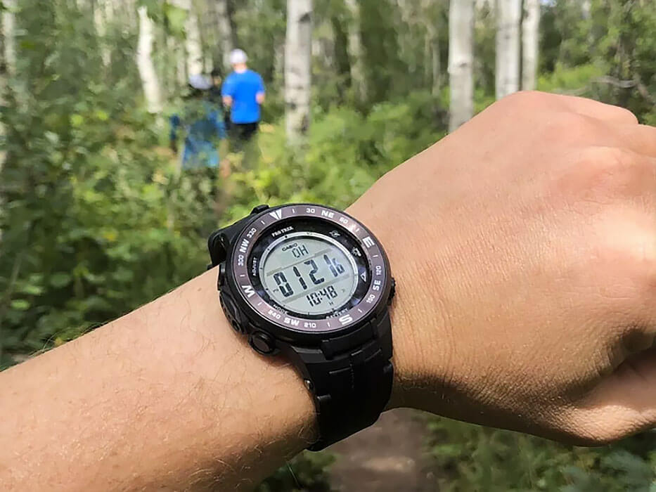 Casio Casio Pro Trek PRG-330-1 мужские часы серый циферблат на запястье