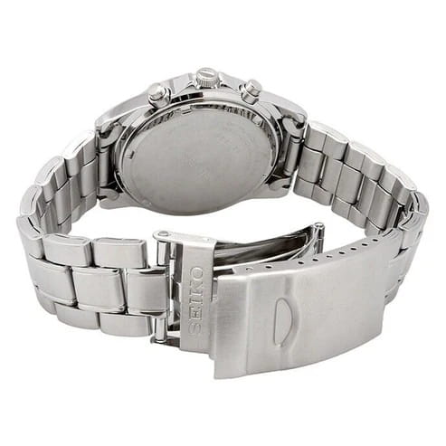 Seiko Seiko Spirit Chronograph SBTQ041  — детали корпуса и нержавеющая сталь