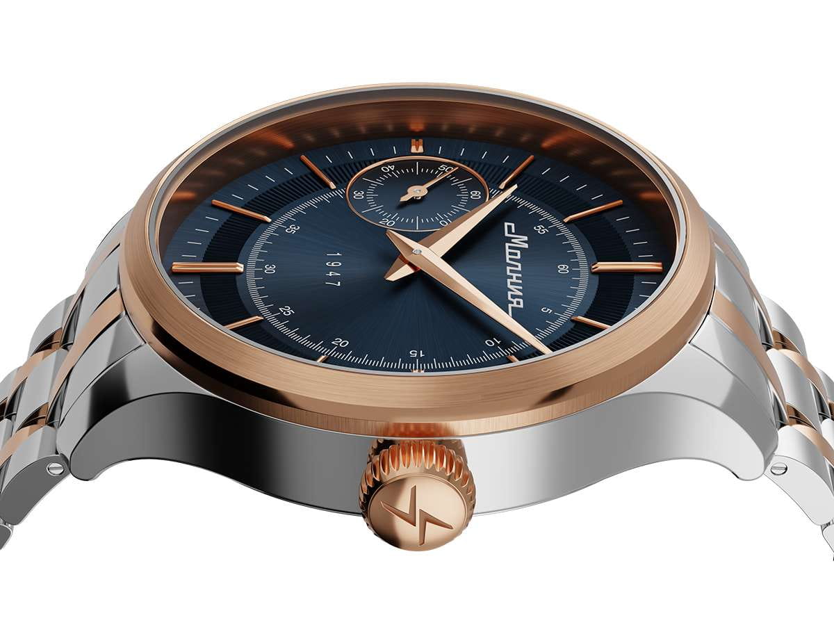 Оригинальные часы Молния Молния Дебют 0200103-1.0 механические калибр механизма молния 3603 общий вид