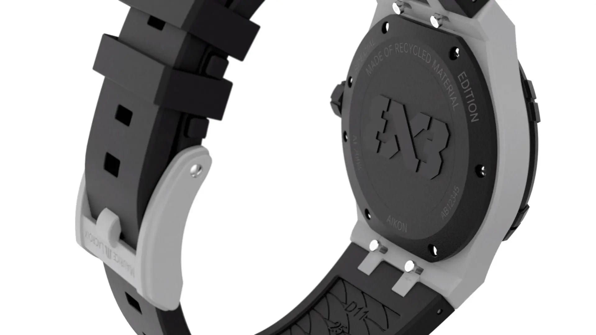 Maurice Lacroix Maurice Lacroix Aikon Tide Special Edition FIBA 3x3 AI2008-20YZ0-200-0  — детали корпуса и каучук