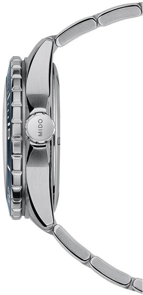 Mido Mido Ocean Star Diver 600 M026.608.11.041.00,  швейцария мужские часы на браслете нержавеющая сталь боковой вид