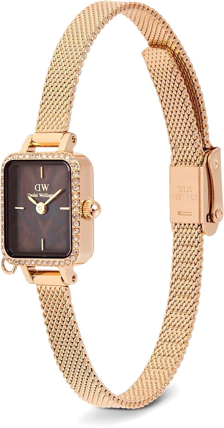 Оригинальные часы Daniel Wellington Daniel Wellington Quadro Mini Crystal Zodiac Evergold DW00100752 кварцевые калибр механизма  общий вид