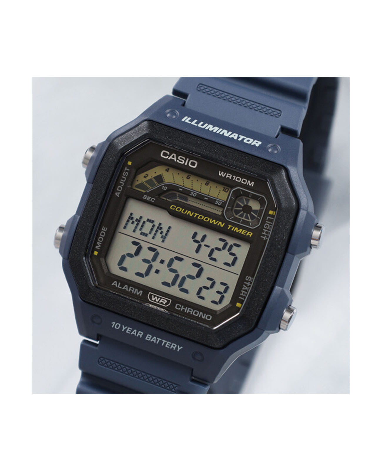 Оригинальные часы Casio Casio Collection WS-1600H-2AVDF (WS-1600H-2A) электронные калибр механизма  общий вид