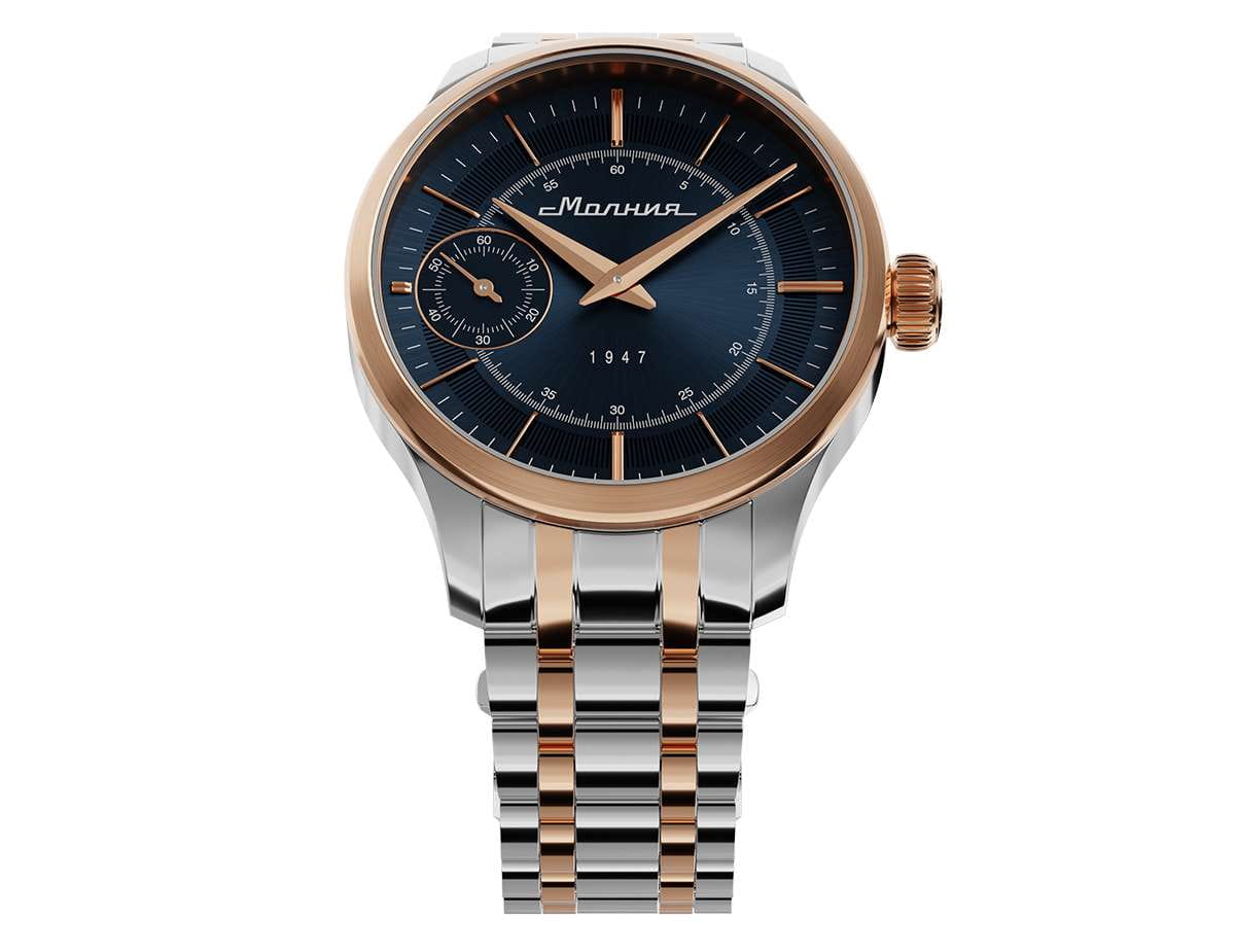 Молния Молния Дебют 0200103-1.0 , наручные мужские часы фото под углом