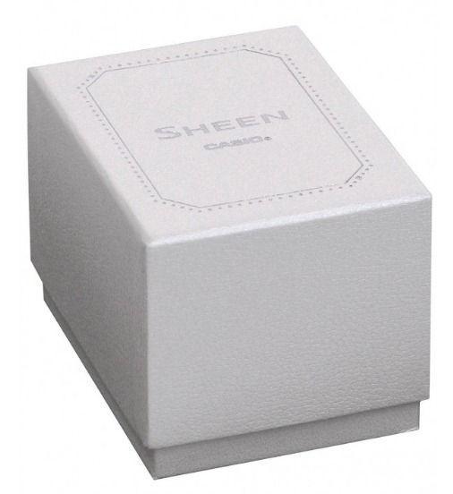 Casio Casio Sheen SHE-4051PG-4A кварцевые женские часы часы крупный план бежевый циферблата