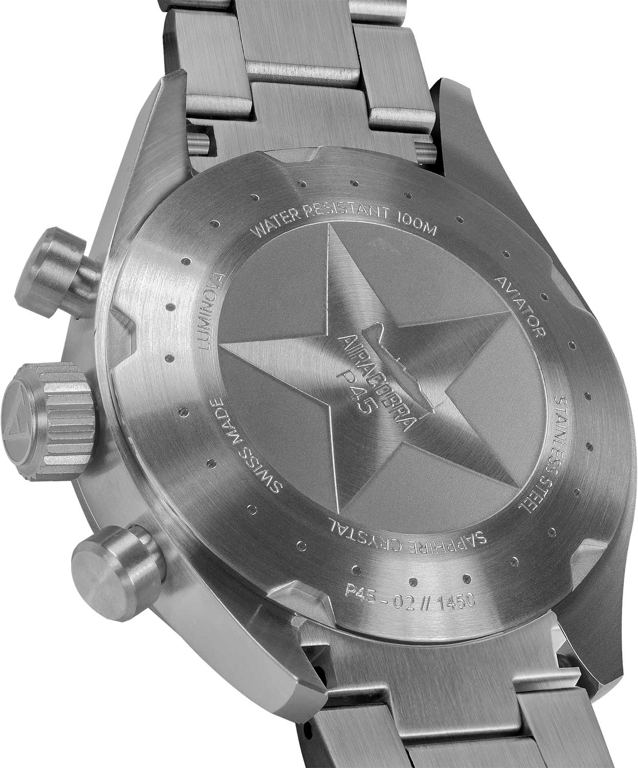 Оригинальные часы Aviator Aviator Airacobra V.2.25.0.169.5 кварцевые калибр механизма ronda 5040.d общий вид