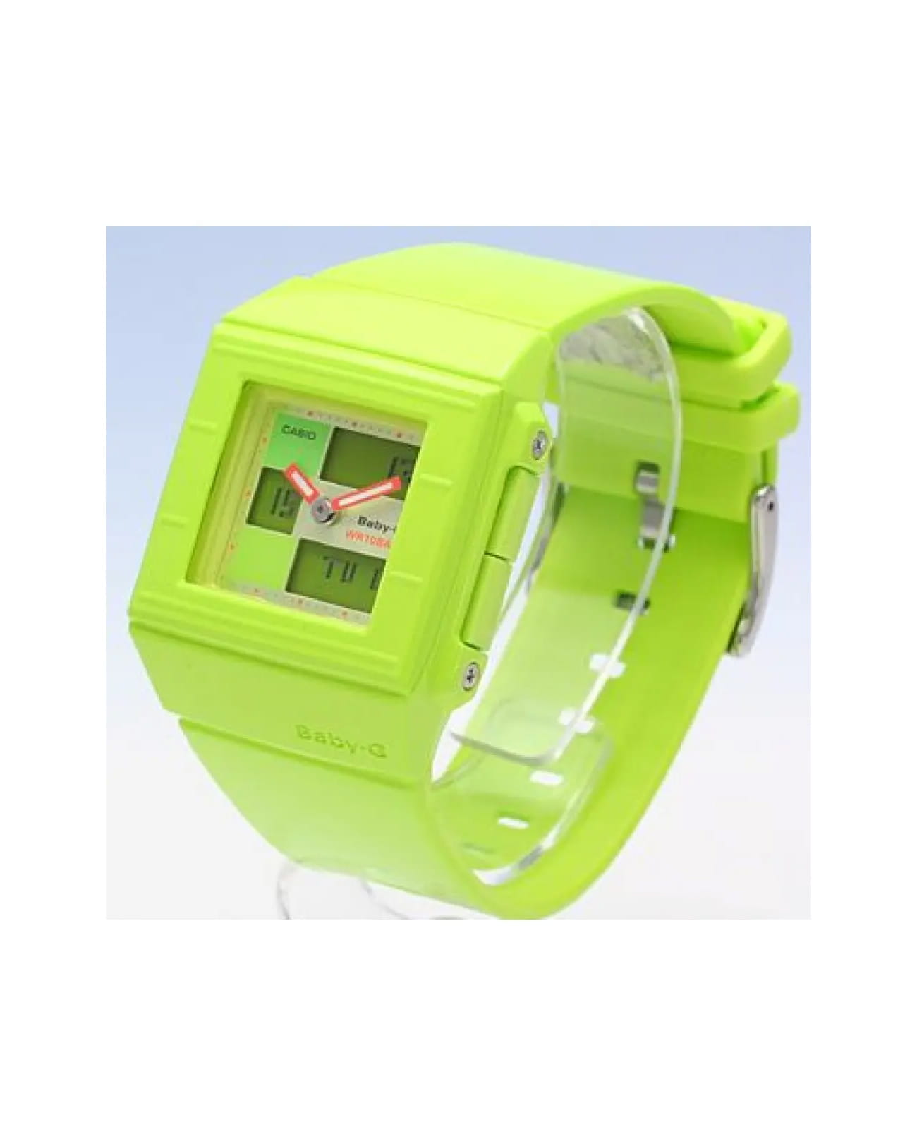 Casio Casio Baby-G BGA-200-3EDR, baby-g япония женские часы на браслете пластик боковой вид