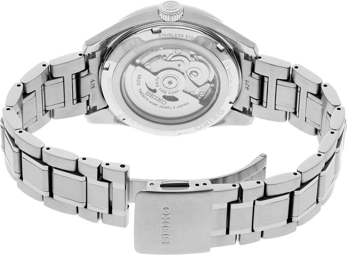 Seiko Seiko Presage Sharp Edged Series SPB307, presage япония мужские часы на браслете нержавеющая сталь боковой вид