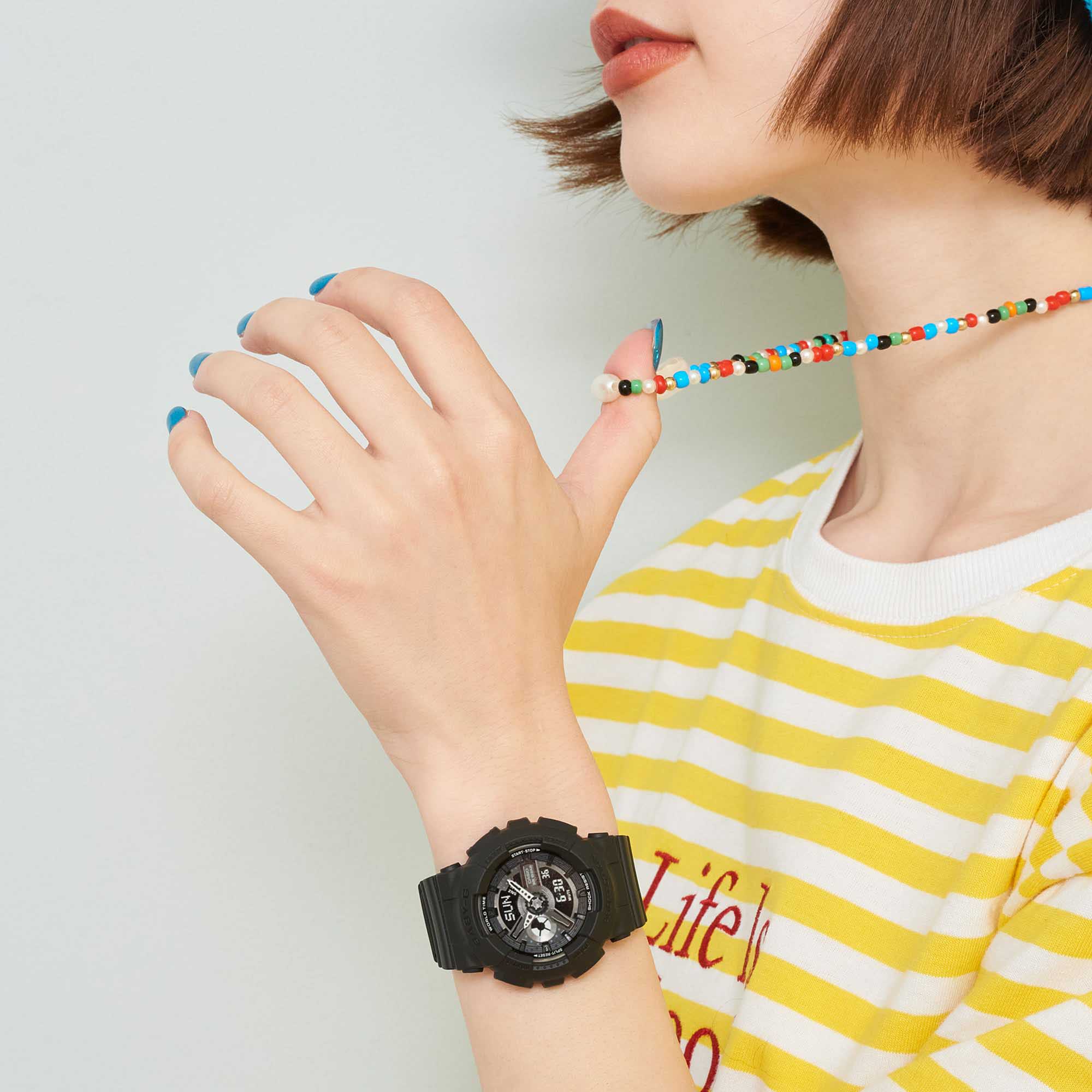 Casio Casio Baby-G BA-110XBC-1ADR (BA-110XBC-1A) , наручные женские часы фото под углом