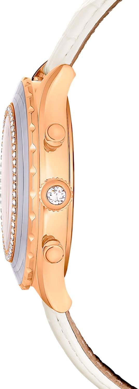 Swarovski Swarovski Octea Chrono 5671150,  швейцария женские часы на браслете кожаный боковой вид