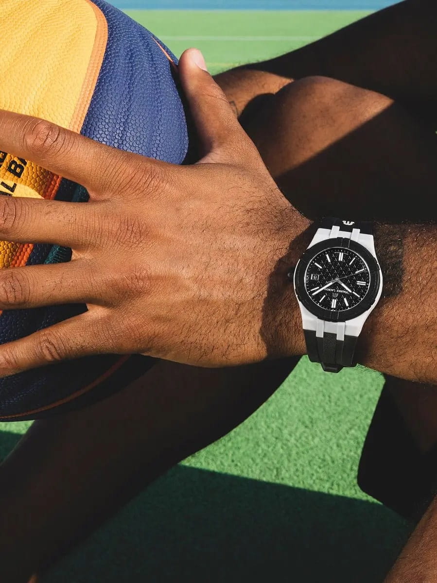 Maurice Lacroix Maurice Lacroix Aikon Tide Special Edition FIBA 3x3 AI2008-20YZ0-200-0 швейцария наручные мужские часы заводная головка с логотипом Maurice Lacroix