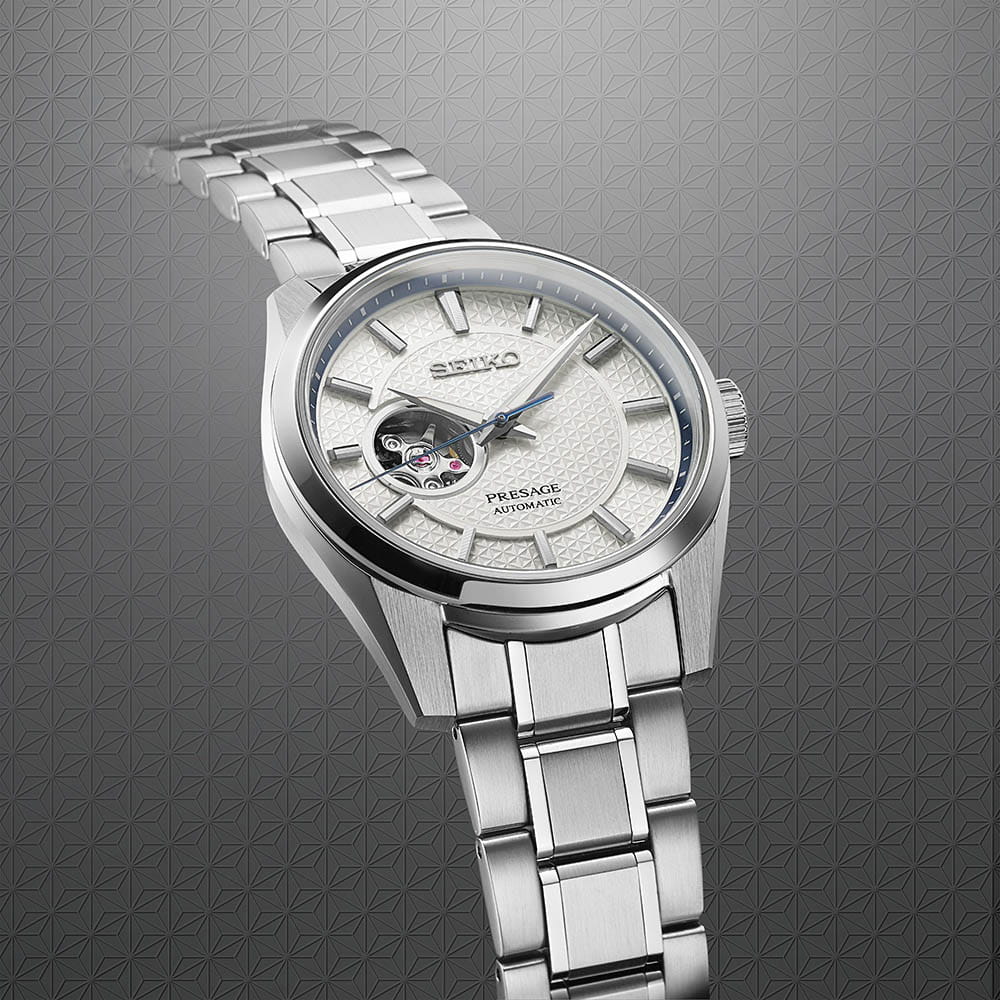 Seiko Seiko Presage Sharp Edged Series SPB309, presage япония мужские часы на браслете нержавеющая сталь боковой вид
