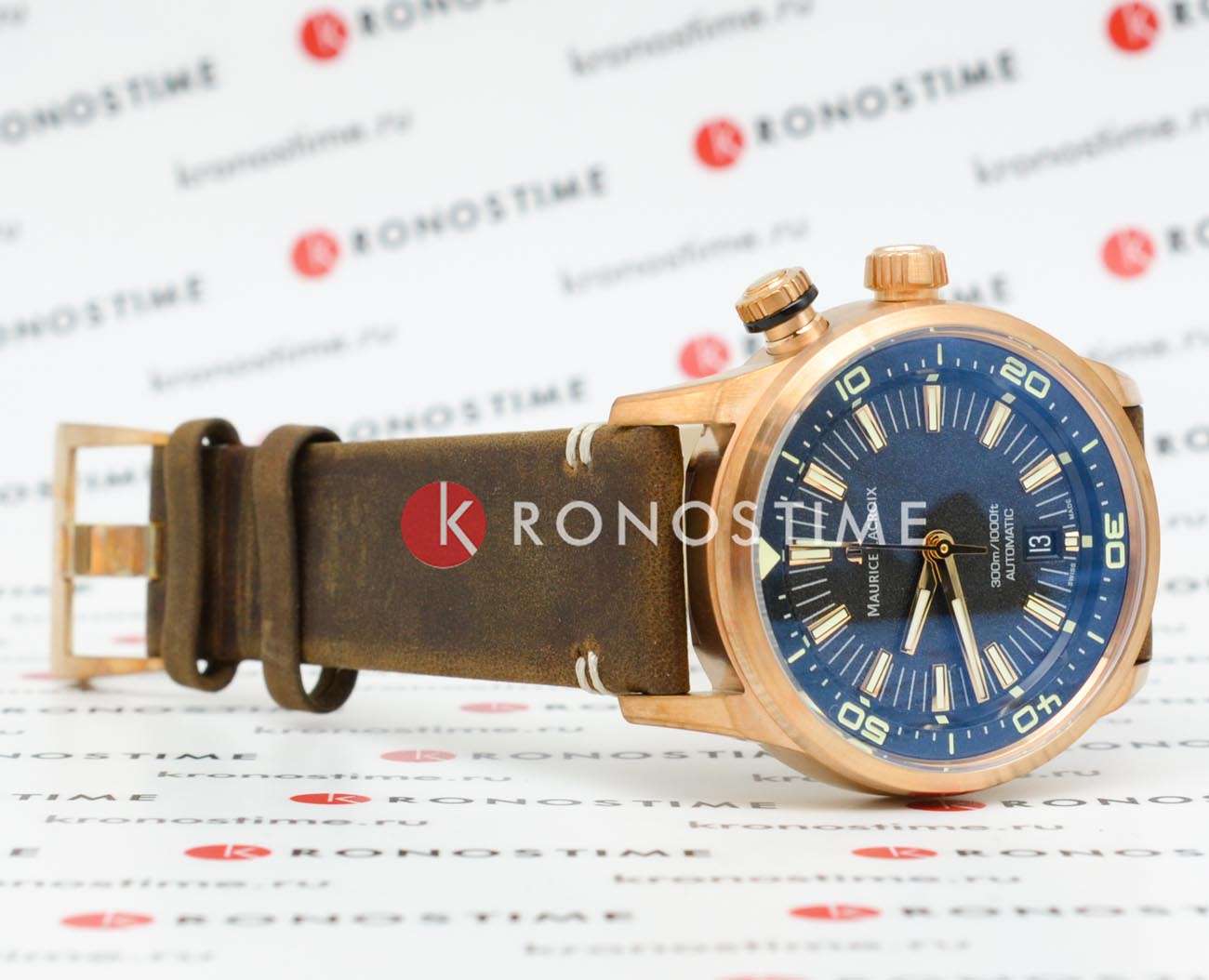 Maurice Lacroix Maurice Lacroix Pontos S Diver PT6248-BRZ01-330-3 мужские часы черный циферблат на запястье