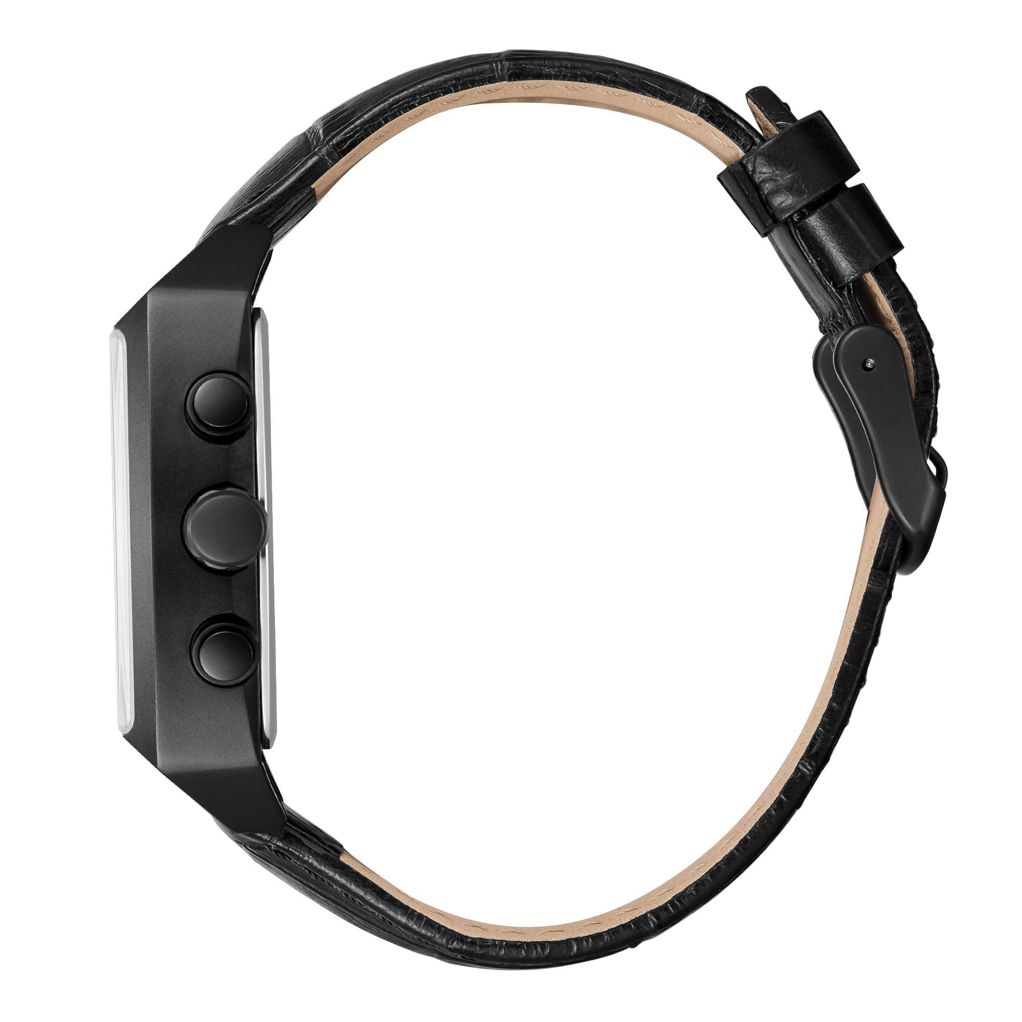 Lee Cooper Lee Cooper LC08180.651,  англия мужские часы на браслете кожаный боковой вид