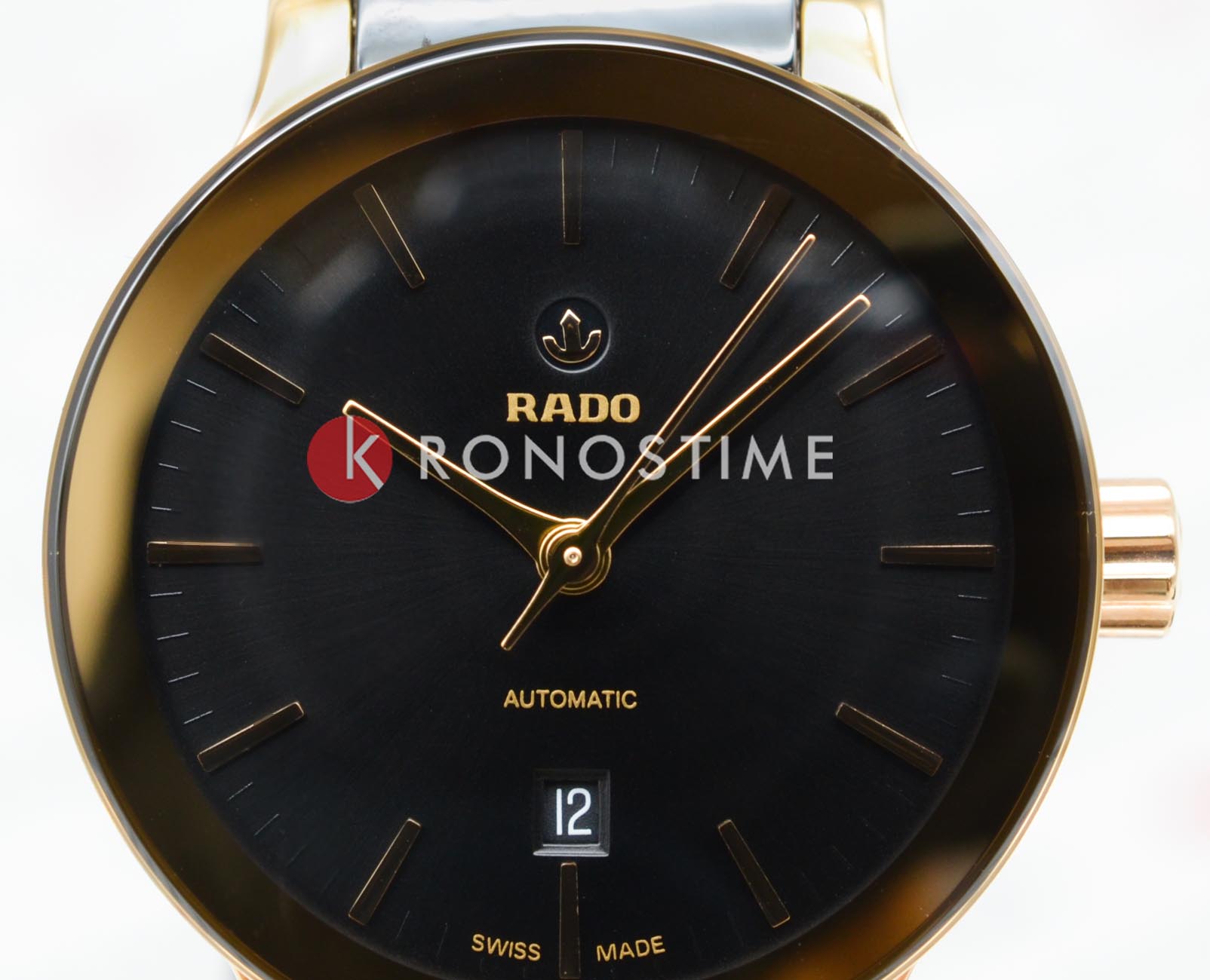 Rado Rado Centrix Automatic R30183172, centrix швейцария женские часы на браслете сталь + pvd + керамика боковой вид