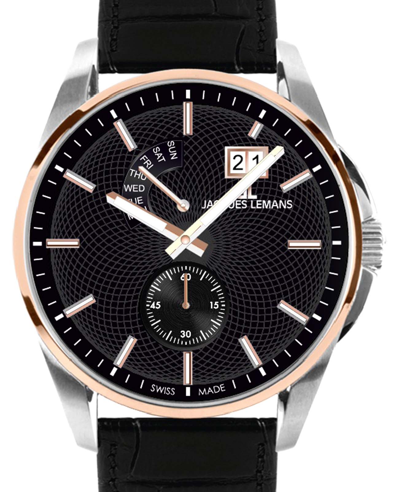 Jacques Lemans Jacques Lemans Derby 1-2199E , наручные мужские часы фото под углом