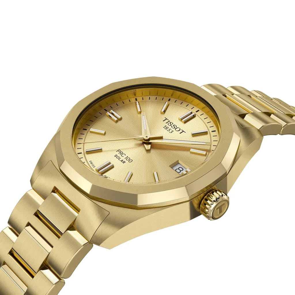 Tissot Tissot PRC 100 Solar Quartz 34mm T151.822.33.021.00 PRC 100 Solar, наручные женские часы фото под углом