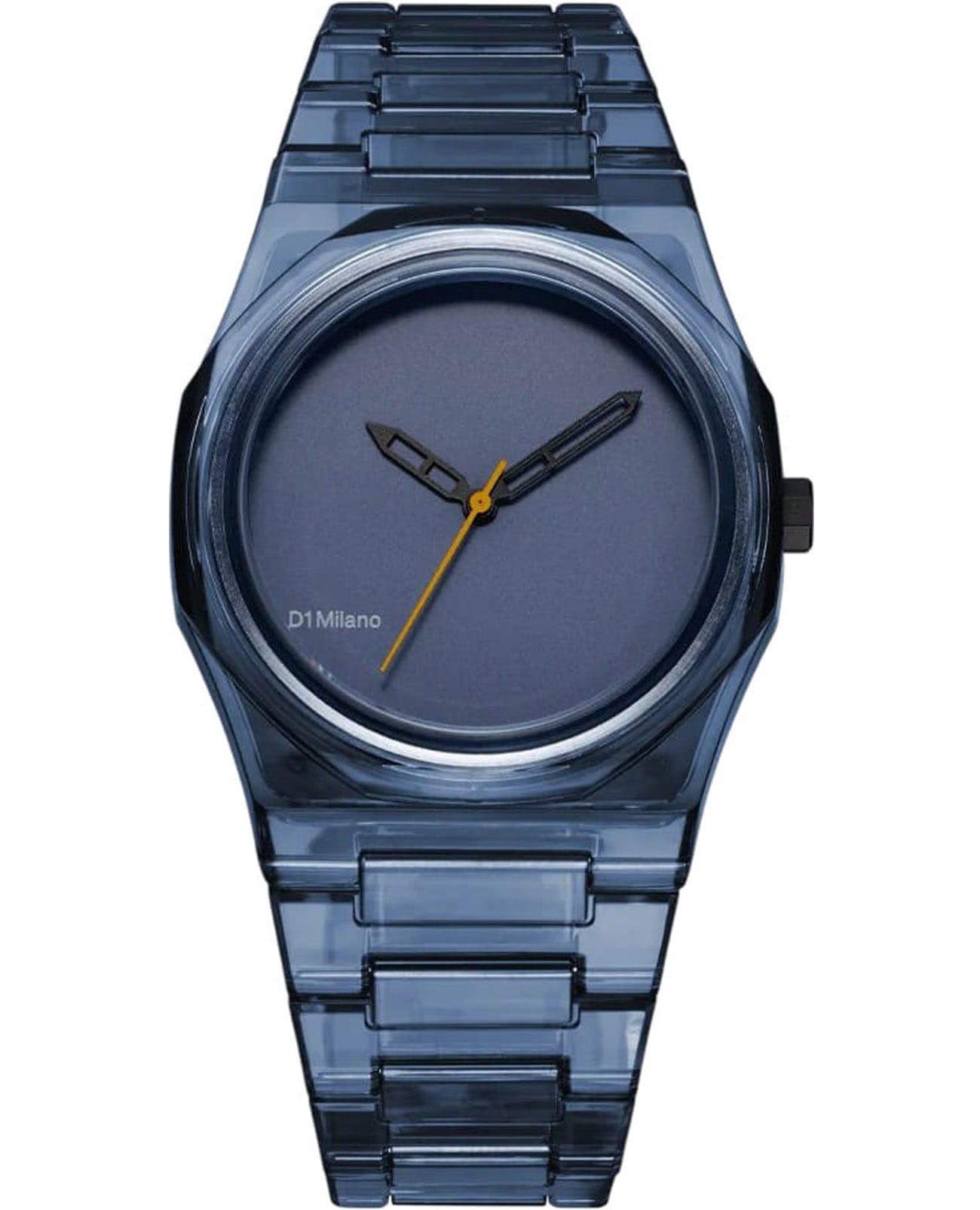 D1 Milano D1 Milano Nylon Exp_Cobalt NYBJ05  NYBJ05 кварцевые мужские часы синий циферблат, браслет нейлон — вид спереди