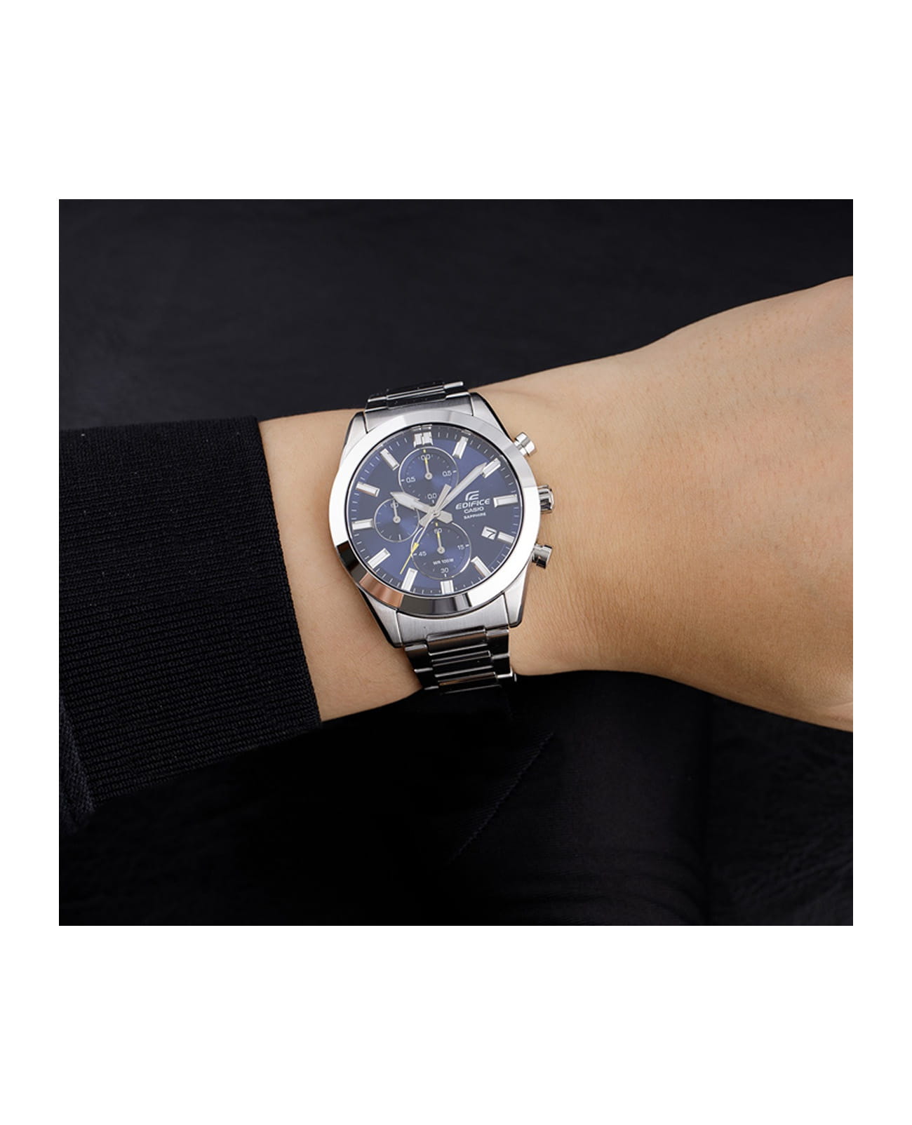 Casio Casio Edifice EFB-710D-2AVUDF (EFB-710D-2A) япония наручные мужские часы заводная головка с логотипом Casio