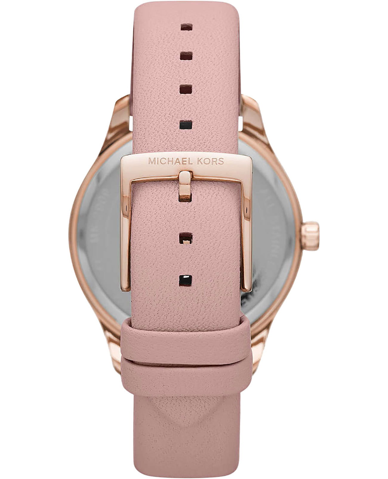 Michael Kors Michael Kors Layton MK2909,  сша женские часы на браслете кожаный боковой вид