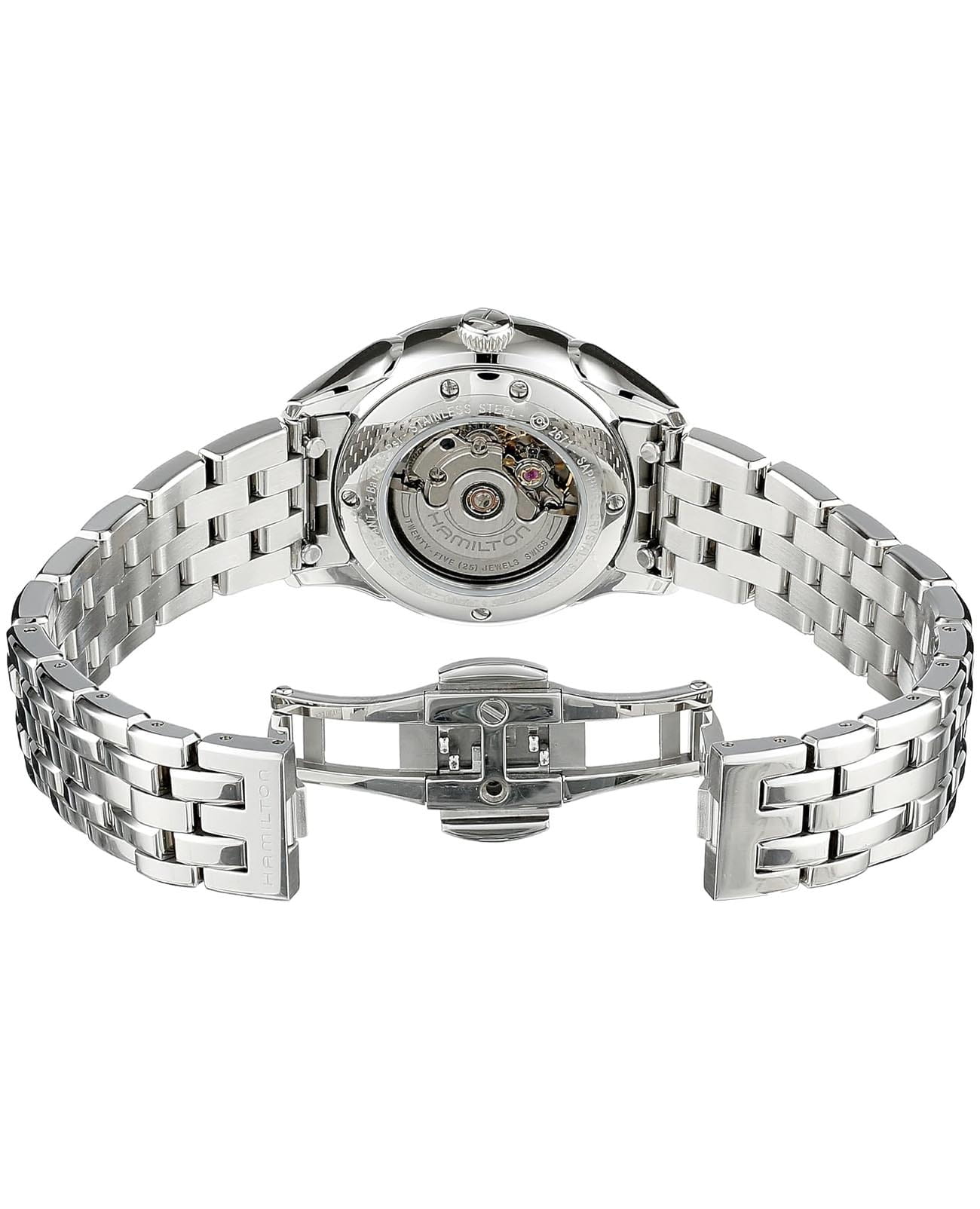 Hamilton Hamilton Jazzmaster Lady Auto H42215111 женские часы перламутровый циферблат на запястье