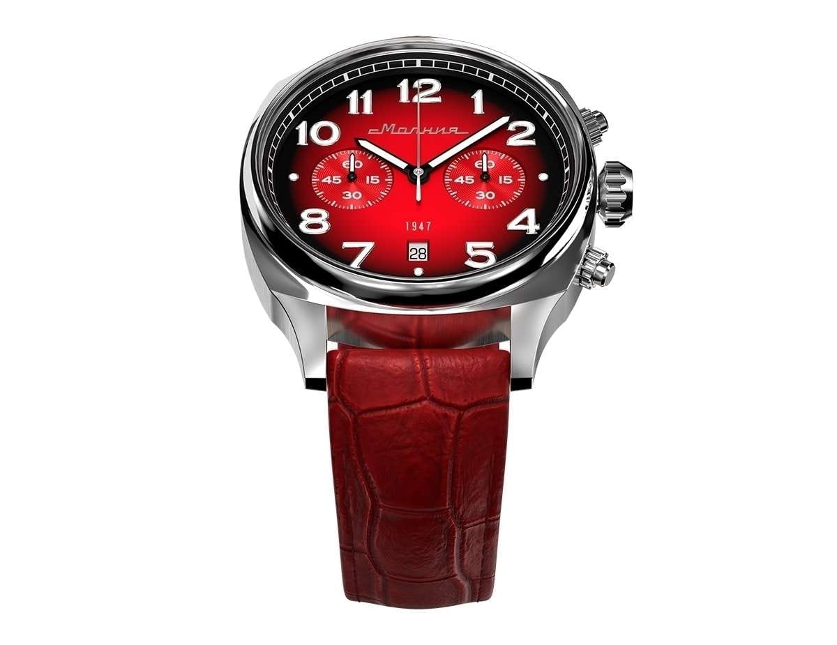 Молния Молния Evolution 0020112-3.0, evolution россия мужские часы на браслете кожаный боковой вид