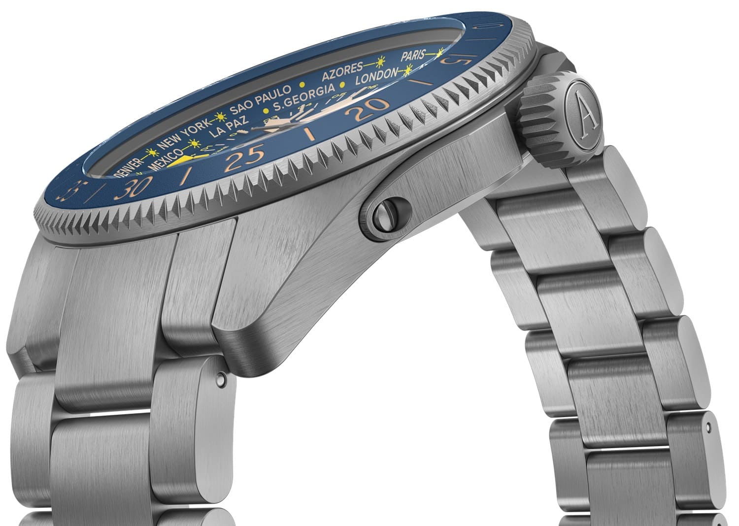 Оригинальные часы Aviator Aviator Airacobra GMT V.1.37.0.304.5 кварцевые калибр механизма ronda 515.24h общий вид