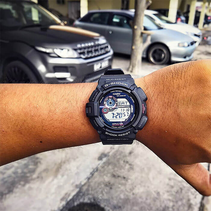 Casio Casio G-Shock G-9300-1 япония наручные мужские часы заводная головка с логотипом Casio