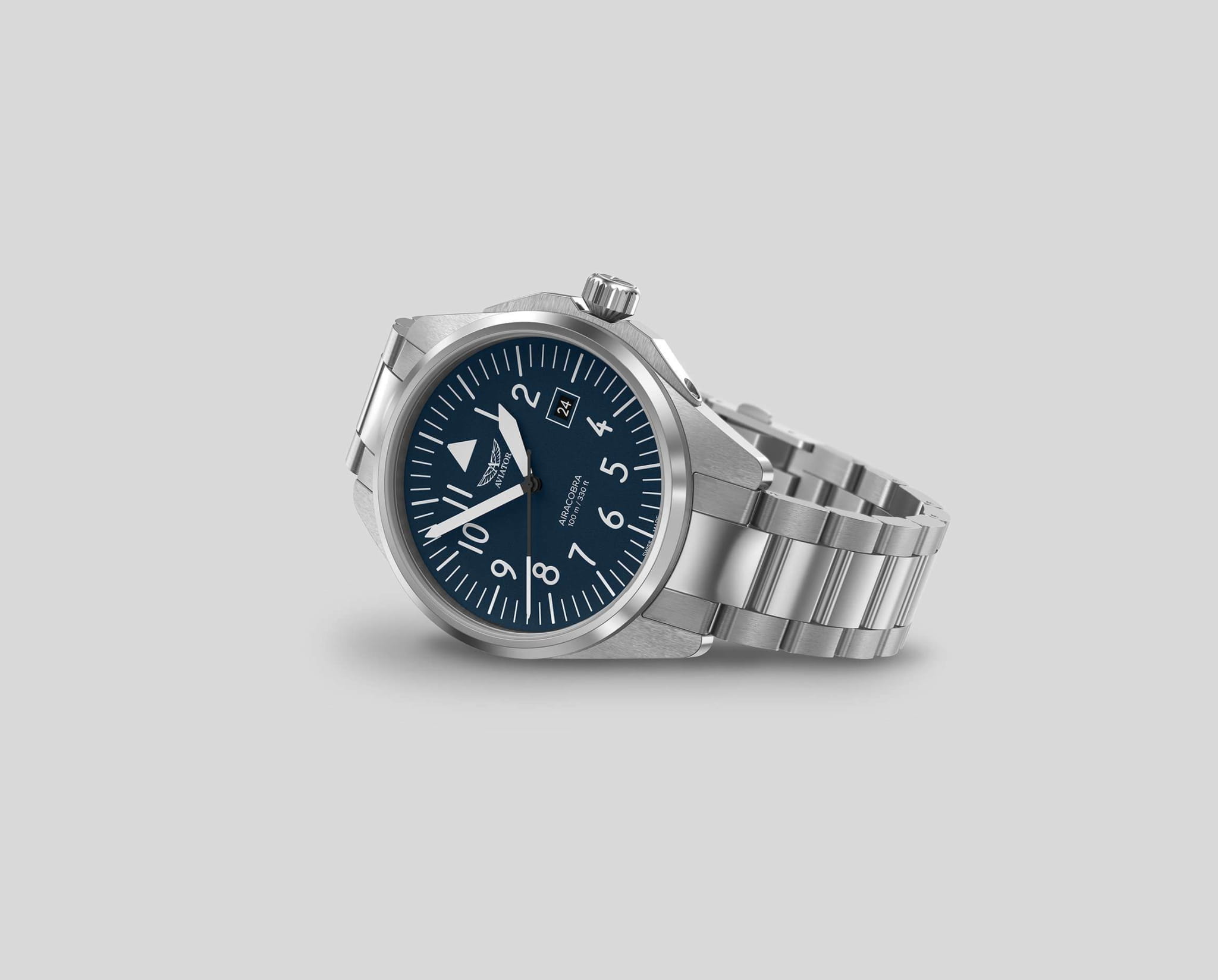 Aviator Aviator Airacobra V.1.38.0.317.5 , наручные мужские часы фото под углом