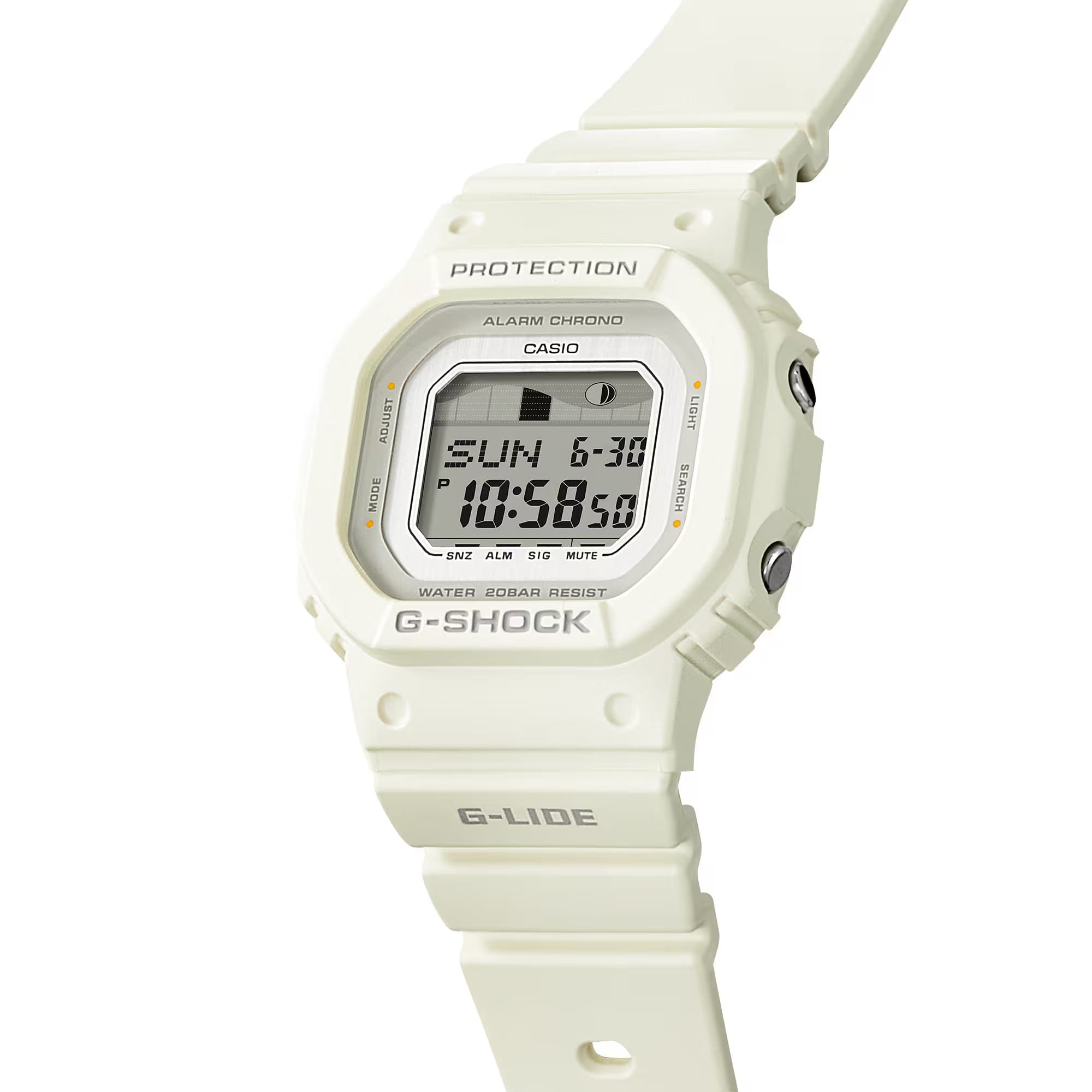 Casio Casio G-Shock GLX-S5600-7BDR (GLX-S5600-7B), g-shock япония женские часы на браслете пластик боковой вид