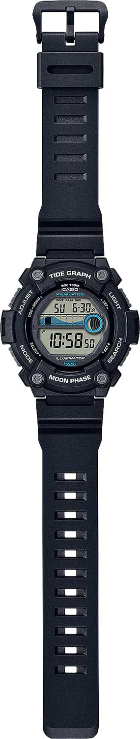 Casio Casio Collection WS-1300H-1A мужские часы серый циферблат на запястье