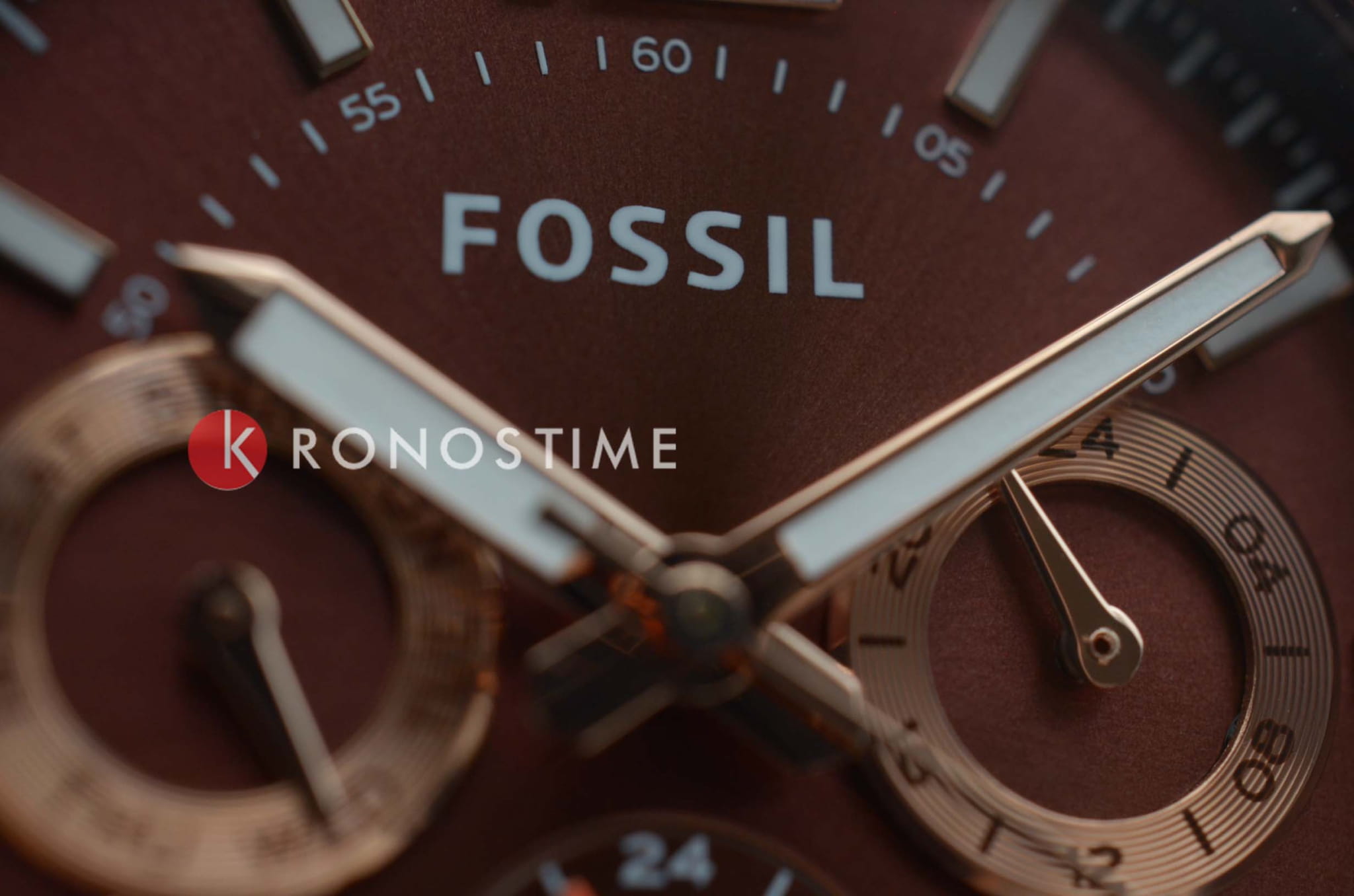 Fossil Fossil Georgia ES4110,  сша женские часы на браслете нержавеющая сталь с pvd-покрытием боковой вид