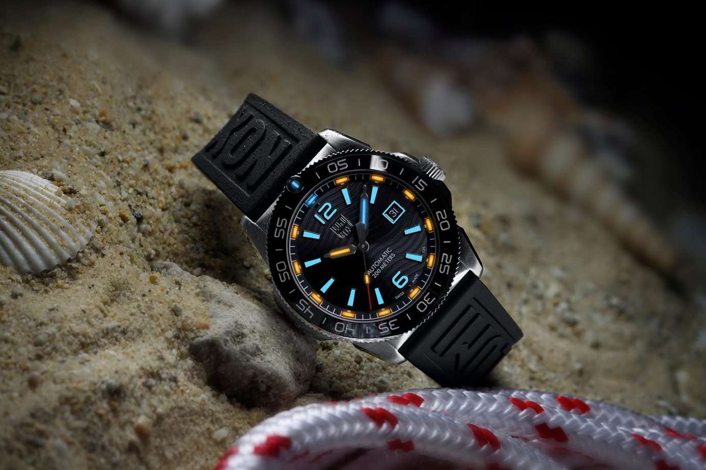 Luminox Luminox Pacific Diver Automatic XS.3101 мужские часы черный циферблат на запястье