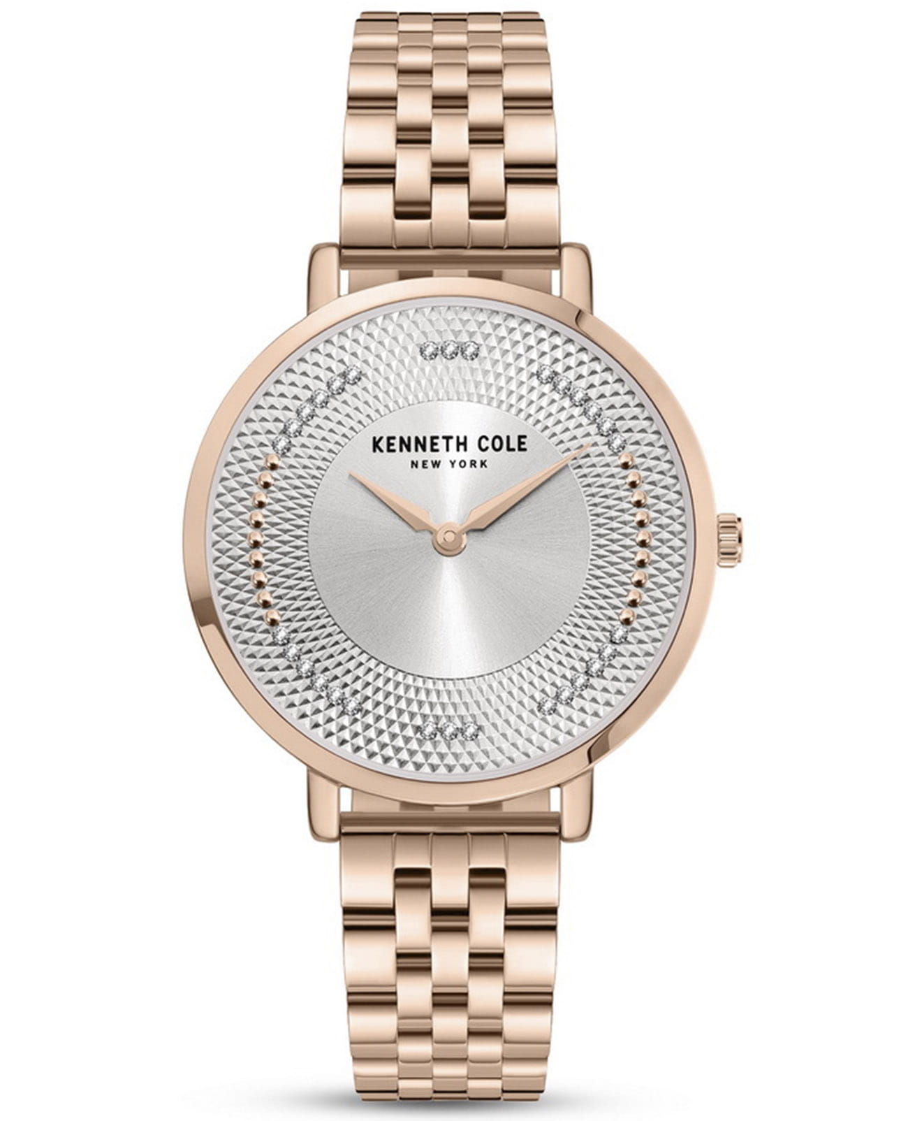 Kenneth Cole Kenneth Cole Modern Classic KCWLG0048101  KCWLG0048101 кварцевые женские часы серебристый циферблат, браслет нержавеющая сталь с ip-покрытием — вид спереди