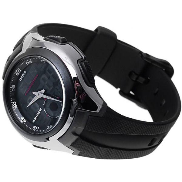 Casio Casio Illuminator AQ-160W-1B , наручные мужские часы фото под углом