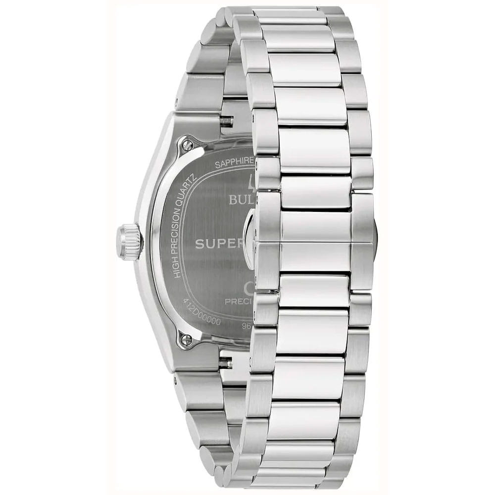 Bulova Bulova Super Seville 96B444,  сша мужские часы на браслете нержавеющая сталь боковой вид