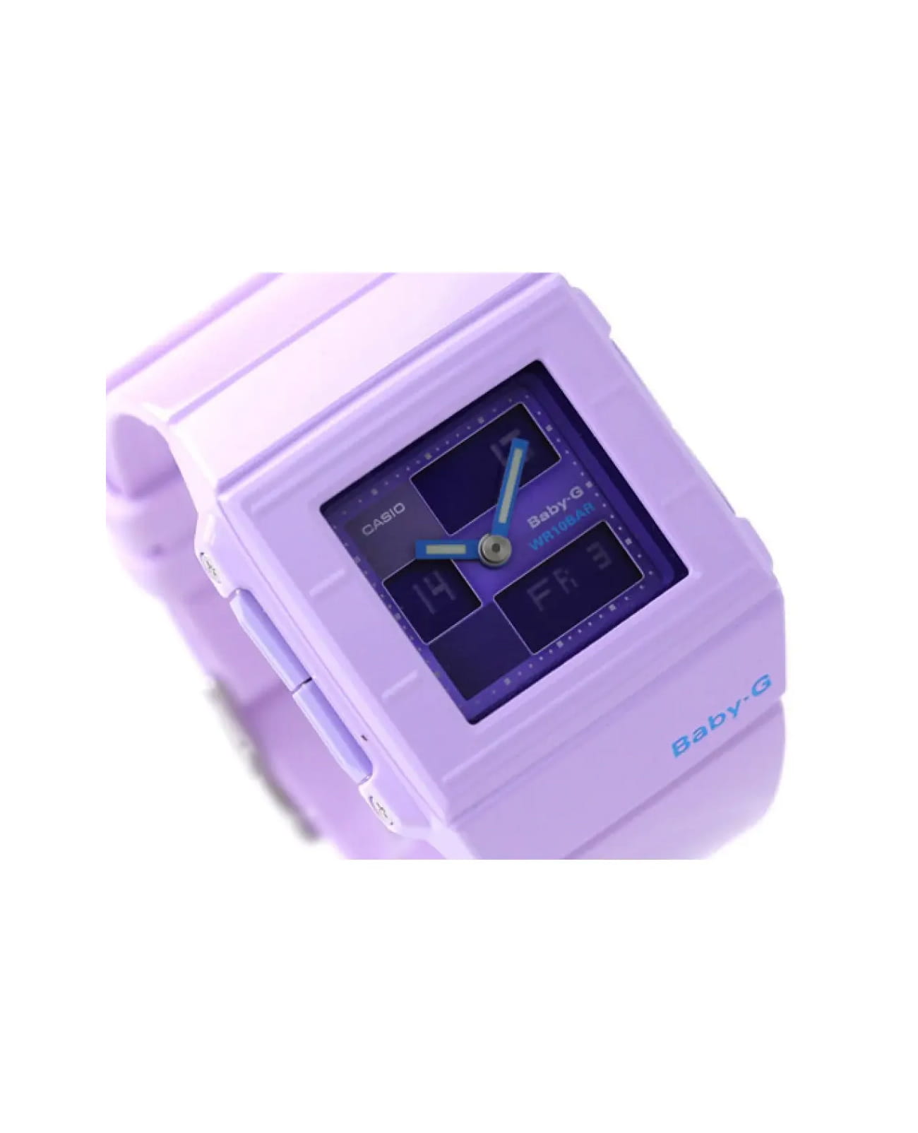 Casio Casio Baby-G BGA-200-6EDR, baby-g япония женские часы на браслете пластик боковой вид