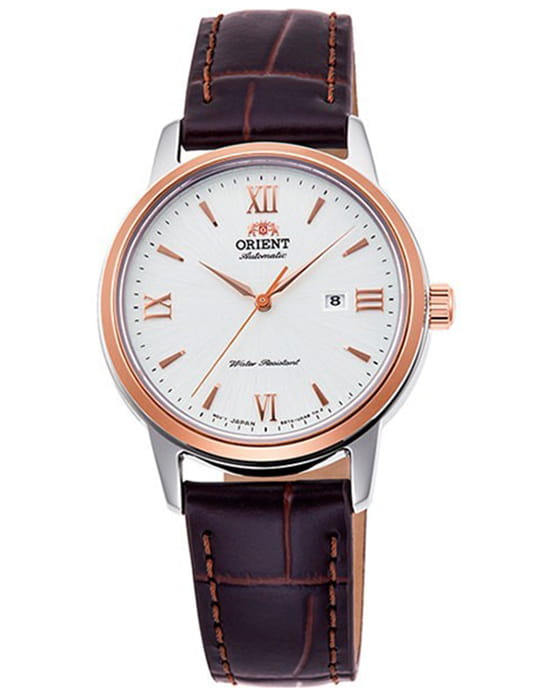 Orient Orient Contemporary RA-NR2004S (RN-NR2004S)  RA-NR2004S кварцевые женские часы белый циферблат, браслет кожаный — вид спереди