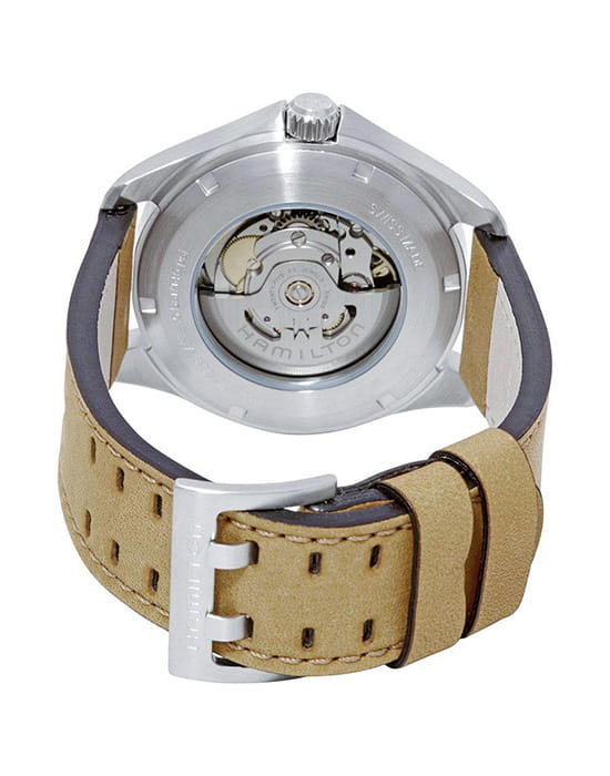 Hamilton Hamilton Khaki Aviation Pilot Day Date Auto H64645531  - задняя крышка сталь корпуса, швейцария часы
