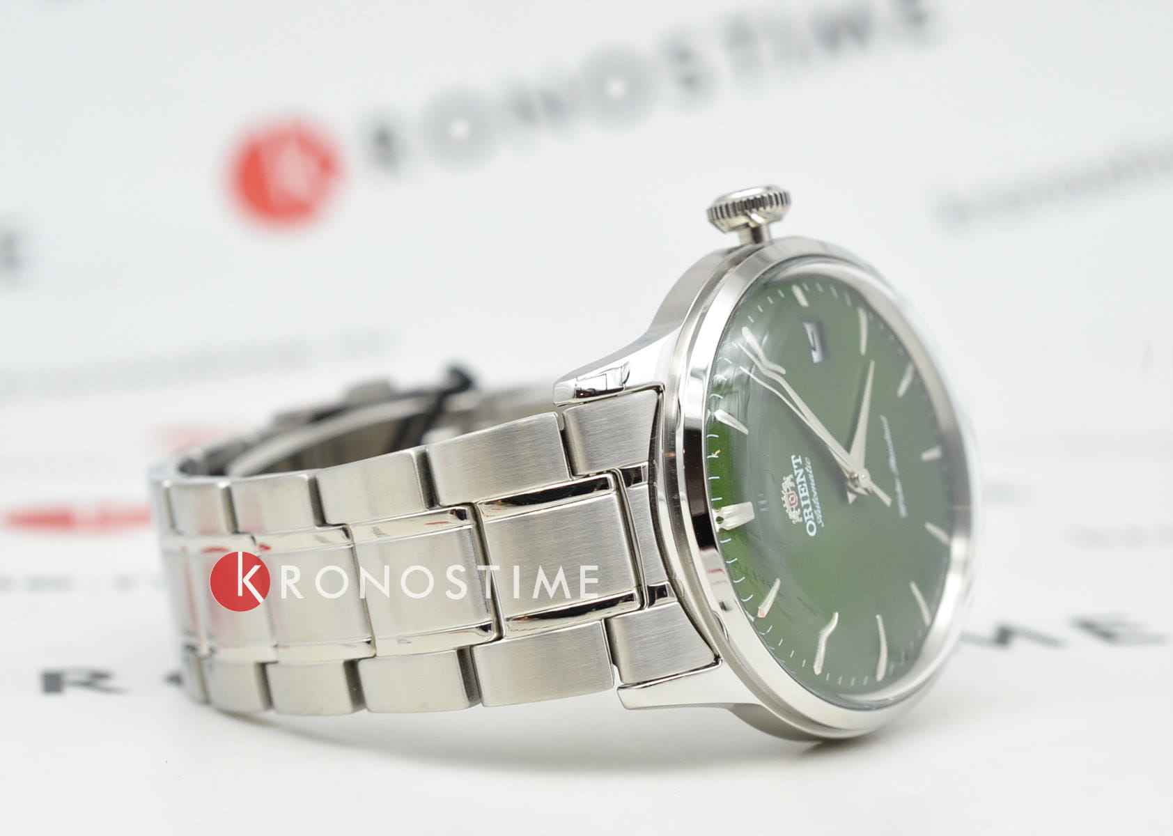 Orient Orient Automatic RA-AC0M09E (RN-AC0M09E) мужские часы зеленый циферблат на запястье