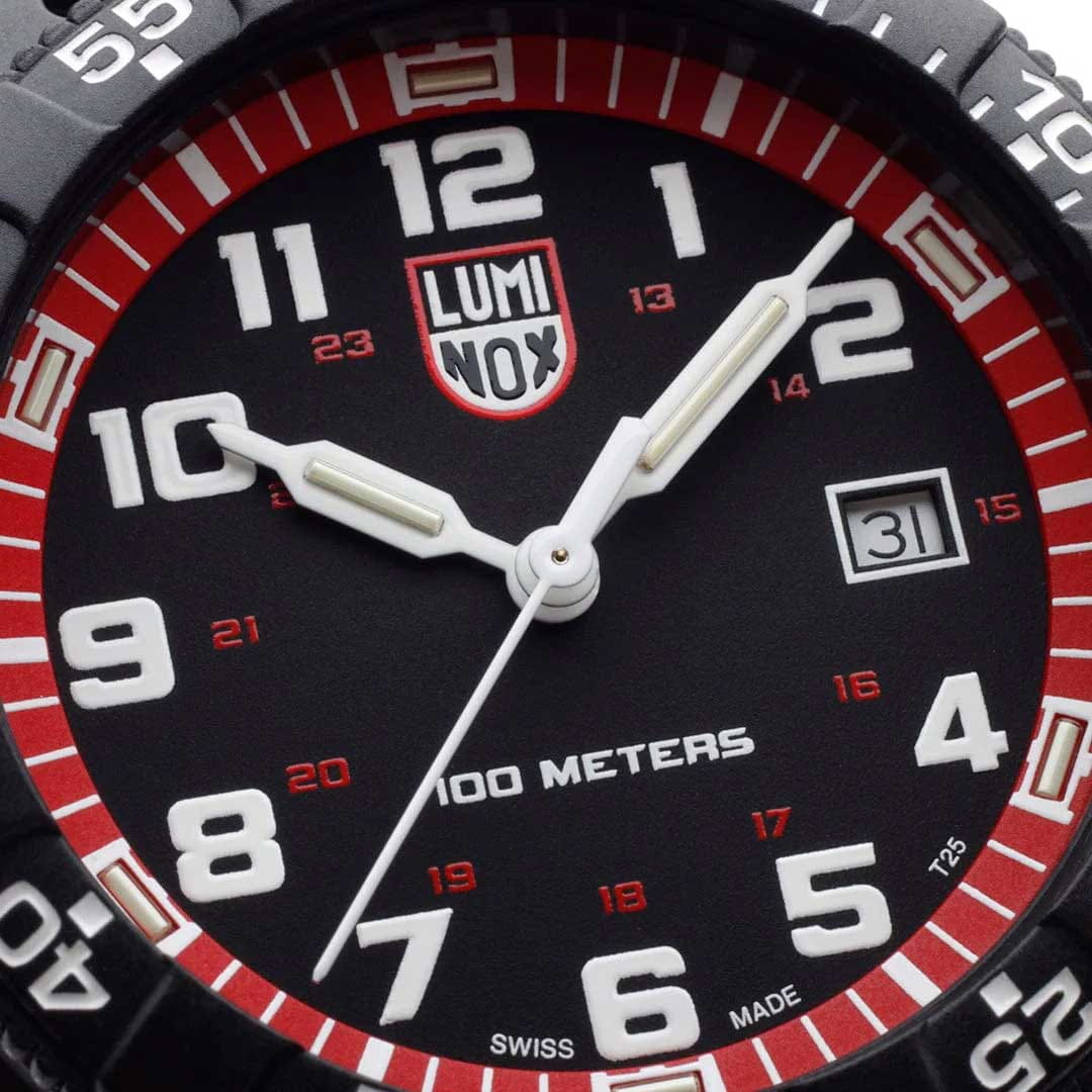 Luminox Luminox Leatherback Sea Turtle XS.0335, sea швейцария мужские часы на браслете силикон боковой вид