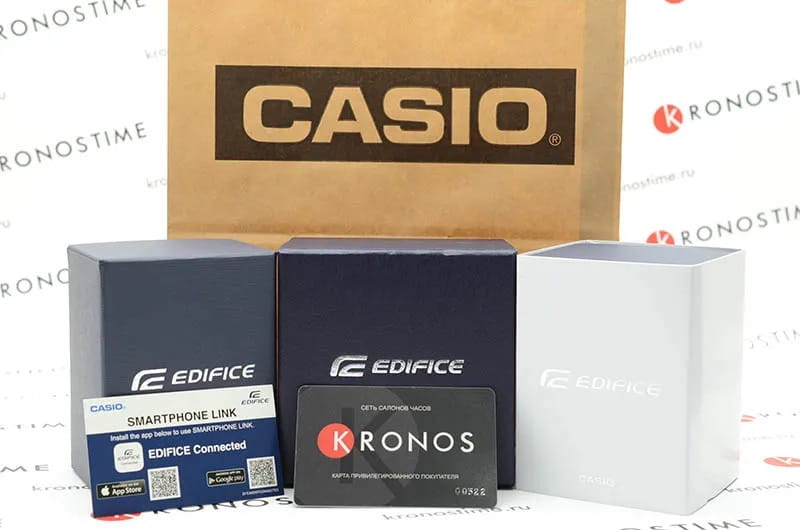 Casio Casio Edifice EFS-S600D-1A2V, edifice япония мужские часы на браслете нержавеющая сталь боковой вид