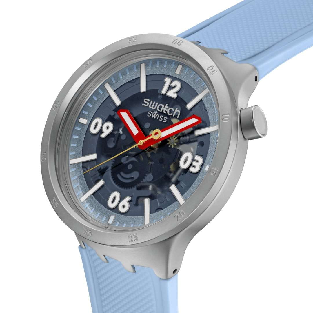 Swatch Swatch Big Bold Moment SB07S122, big bold швейцария мужские часы на браслете силикон боковой вид