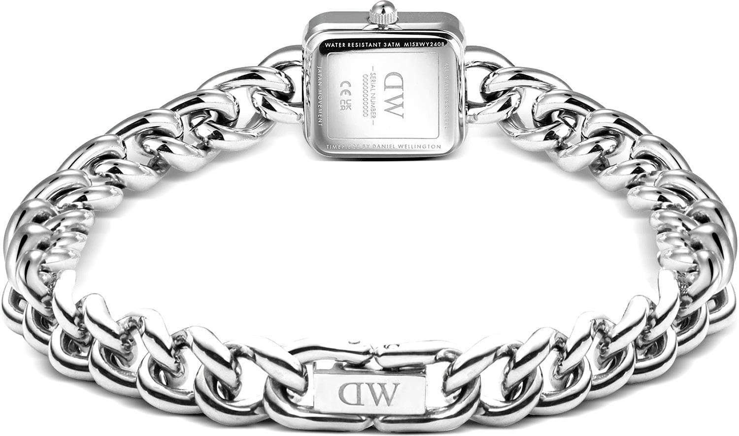 Daniel Wellington Daniel Wellington Jolie Chain DW00100834,  швеция женские часы на браслете нержавеющая сталь боковой вид