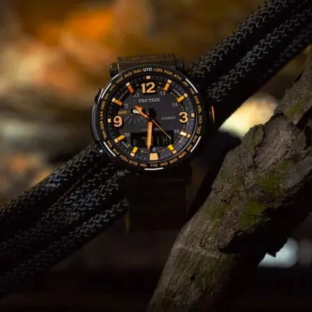 Оригинальные часы Casio Casio Pro Trek PRG-600YB-1 кварцевые калибр механизма  общий вид